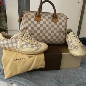 Louis Vuitton Speedy 25 Damier Azur. Bag
